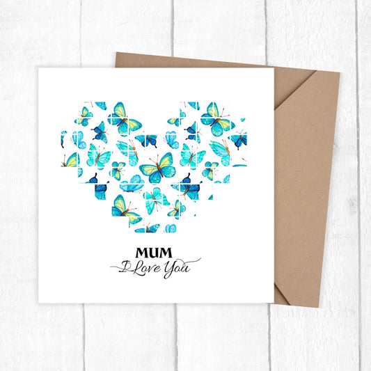 BUTTERFLIES MOTHER'S DAY CARD