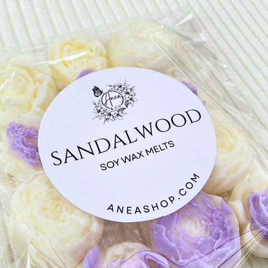 SANDALWOOD LILAC & CREAM WAX MELTS 2