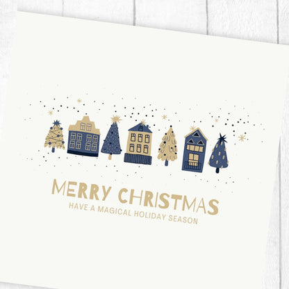 TINY HOUSES CHRISTMAS CARD