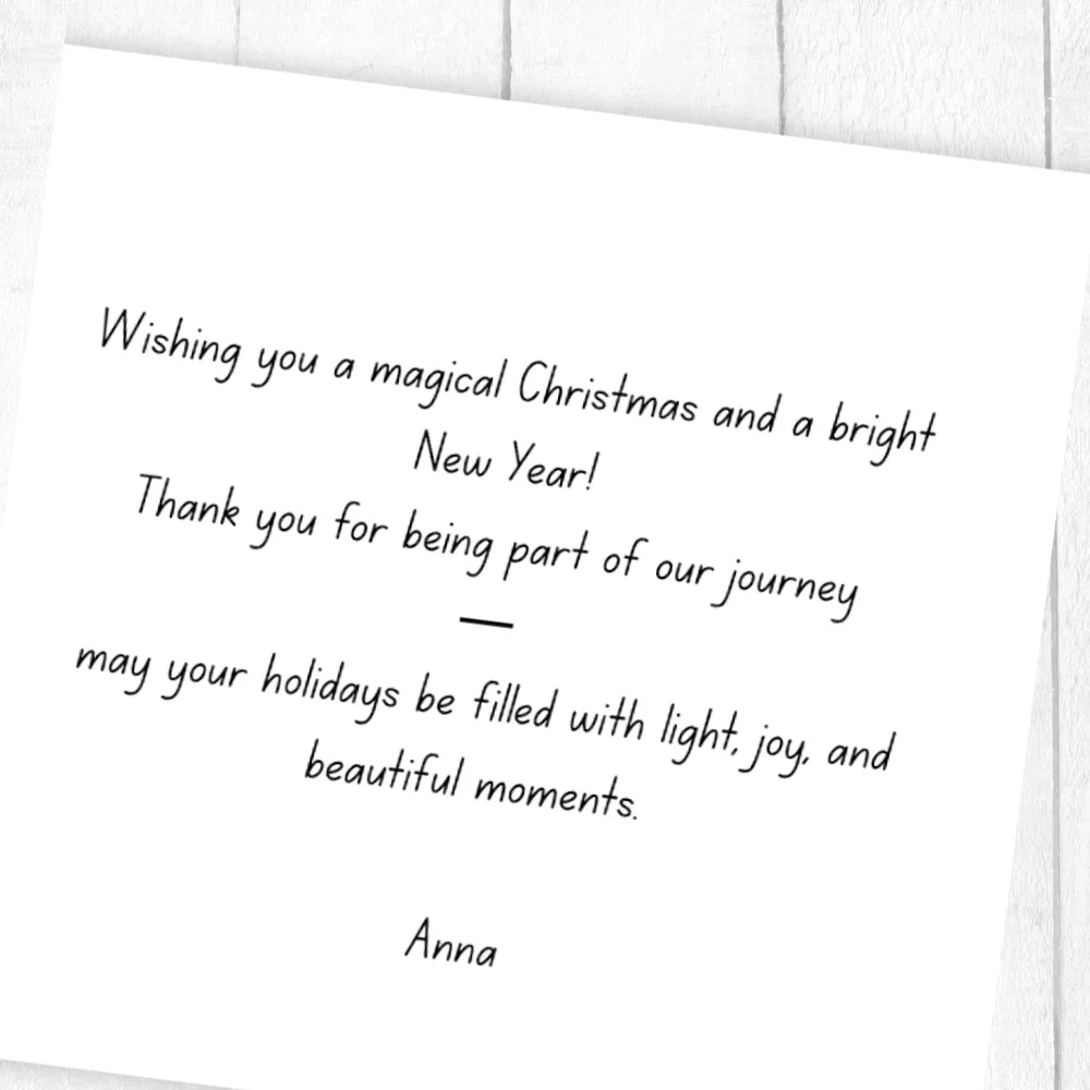 GIFTS CHRISTMAS CARD