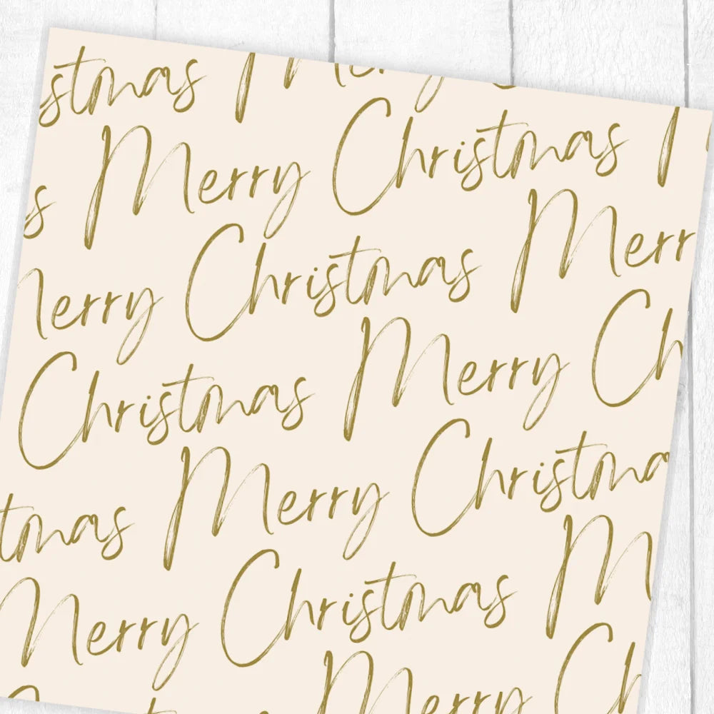 TYPOGRAPHIC CHRISTMAS CARD