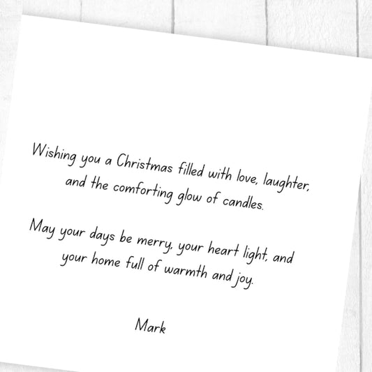 TINY HOUSES CHRISTMAS CARD