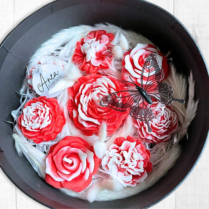 VALENTINE'S ROSES CANDLE GIFT BOX M